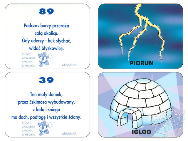 przykładowe zagadki Smoka Obiboka