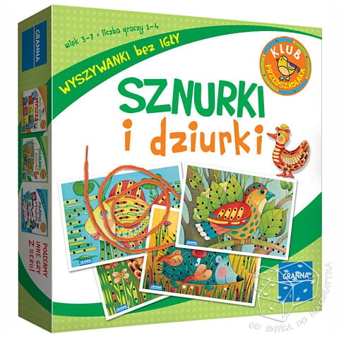 Sznurki i dziurki. Wyszywanki bez igły