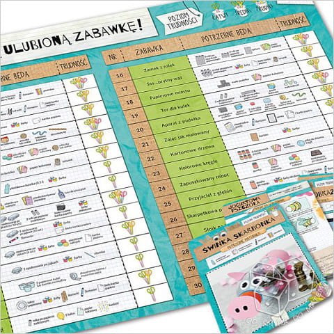 Twórz z dzieckiem - 30 inspirujących pomysłów na EKO zabawki