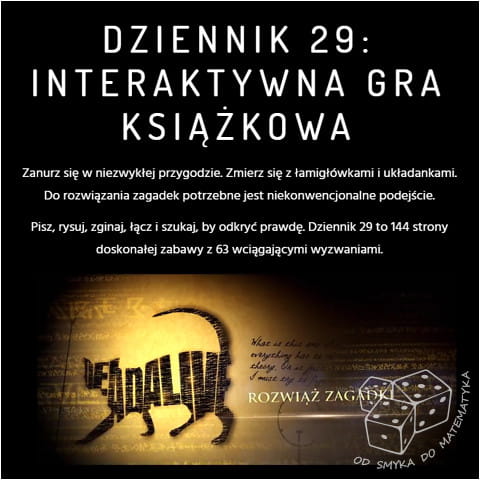 Dziennik 29. Interaktywna gra książkowa