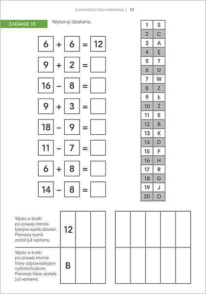Matematyczne karty pracy dla uczniów ze specjalnymi potrzebami edukacyjnymi - część 2