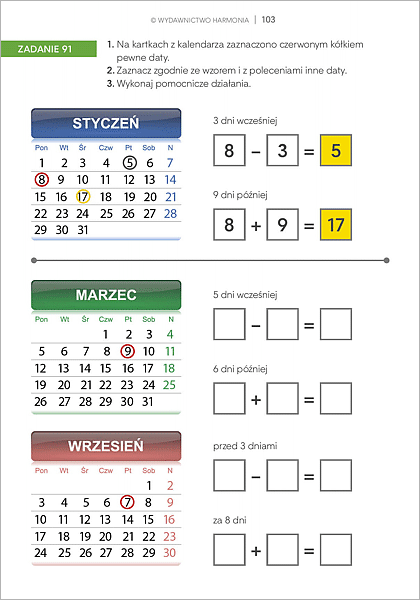 Matematyczne karty pracy dla uczniów ze specjalnymi potrzebami edukacyjnymi - część 2