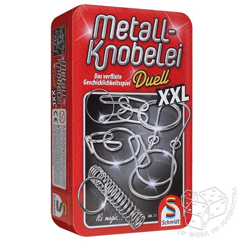 Łamigłówki druciane XXL (w metalowej puszce)