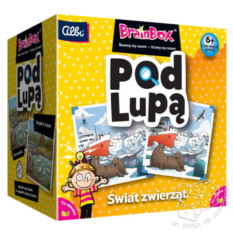 Pod lupą - świat zwierząt - BrainBox