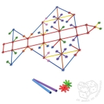 Montino rurki 3D - 155 elementów