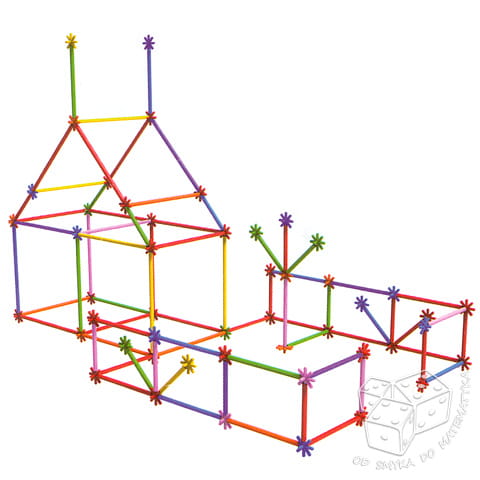 Montino rurki 3D - 155 elementów