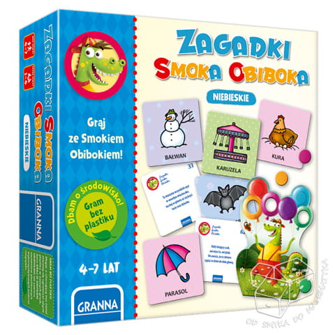 Zagadki Smoka Obiboka - niebieskie