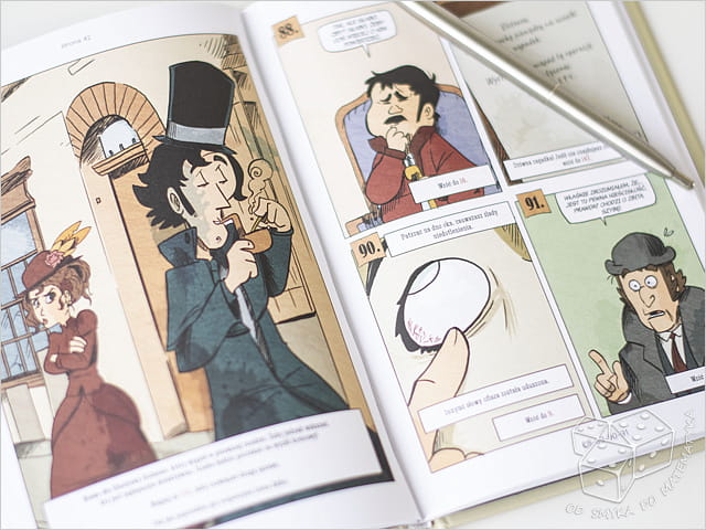 Sherlock Holmes. Pojedynek z Irene Adler. Komiks paragrafowy