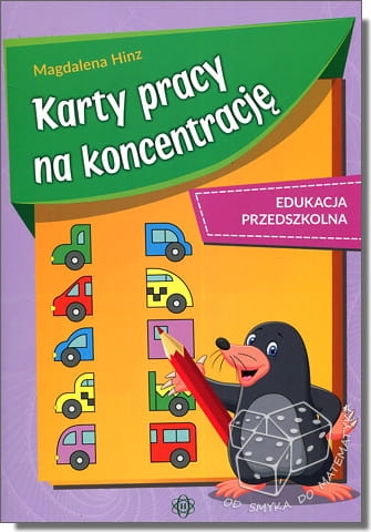 Karty pracy na koncentrację. Edukacja przedszkolna