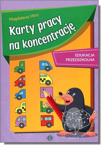 Karty pracy na koncentrację. Edukacja przedszkolna