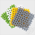 Klocki konstrukcyjne Mini waffle - podstawa 4 szt.