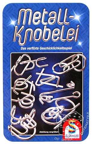 Łamigłówki druciane (w metalowej puszce)