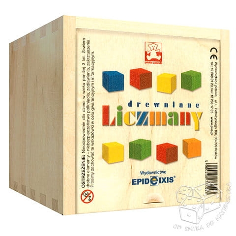 Liczmany drewniane. Klocki edukacyjne