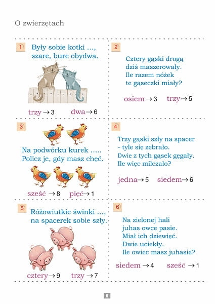 PUS - Matematyka na wesoło 3. Zadania tekstowe część I