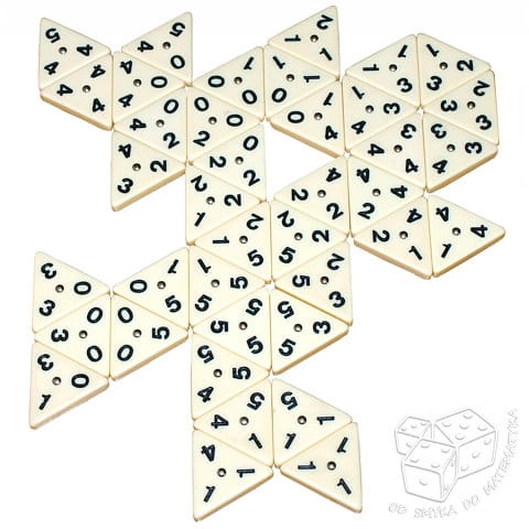 Triominos De Luxe. Trójkątne domino